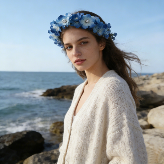 Blue Hydrangea Garland