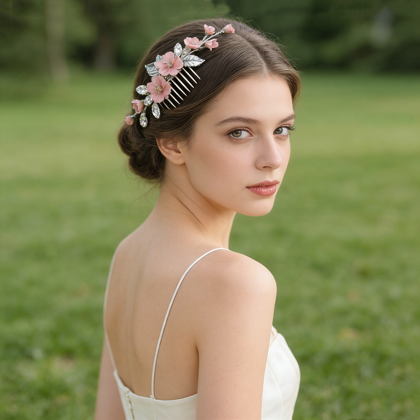 Cherry Blossom Tuck Comb