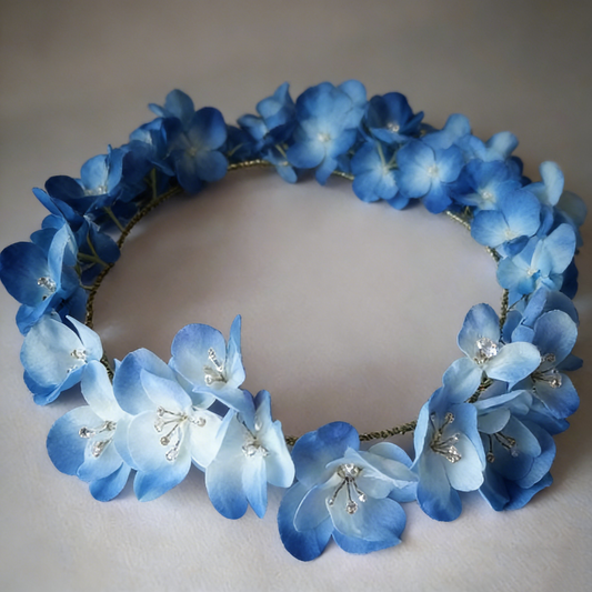 Blue Hydrangea Garland