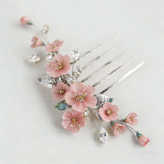 Cherry Blossom Tuck Comb