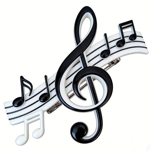 Music Note Treble Clef Hair Clip